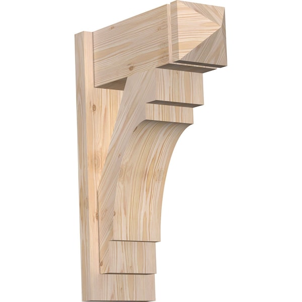 Ekena Millwork Merced Smooth Arts and Crafts Outlooker, Douglas Fir, 7 1/2"W x 18"D x 26"H OUT08X18X26MRC03SDF - main